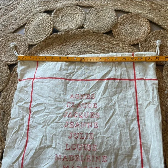 Clare V Grid Drawstring Dust Bag - Picture 3 of 4